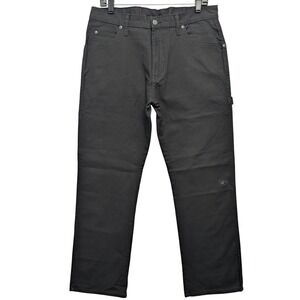 Genuine Dickies Carpenter Pants Mens 32x32 Black EU1939RBK Utility Workwear